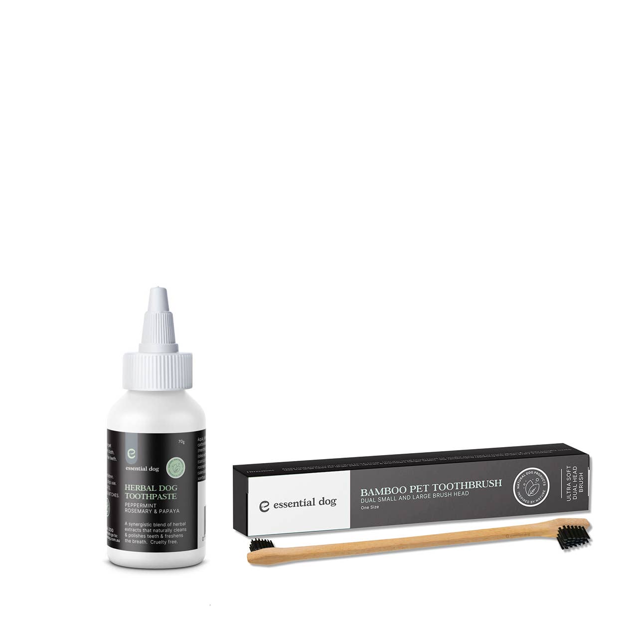 Essential Dog - Herbal Dog Toothpaste | Peppermint, Papaya & Rosemary | 70g