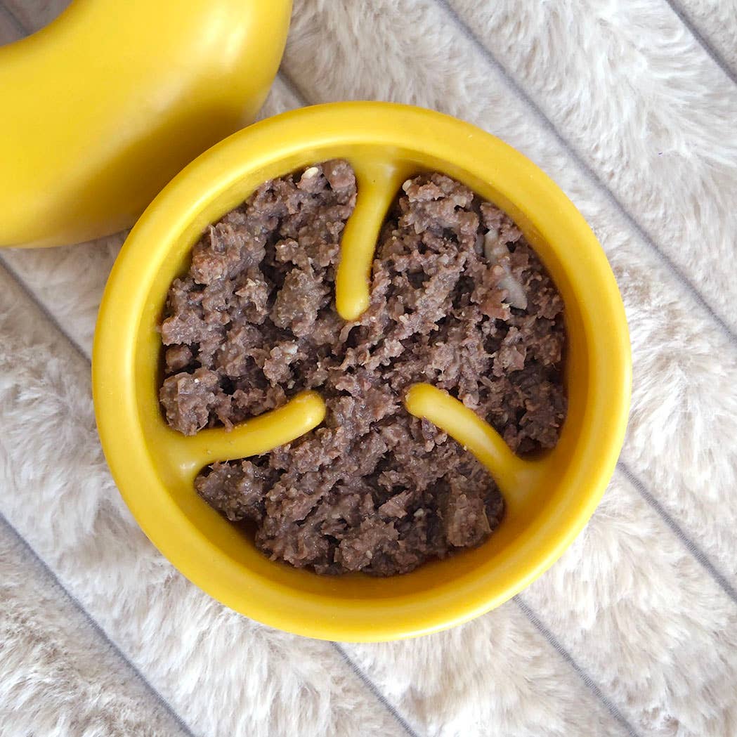 Lunoji - Pebble: All-in-One Dog Toy | Slow Feeder + Treat Dispenser