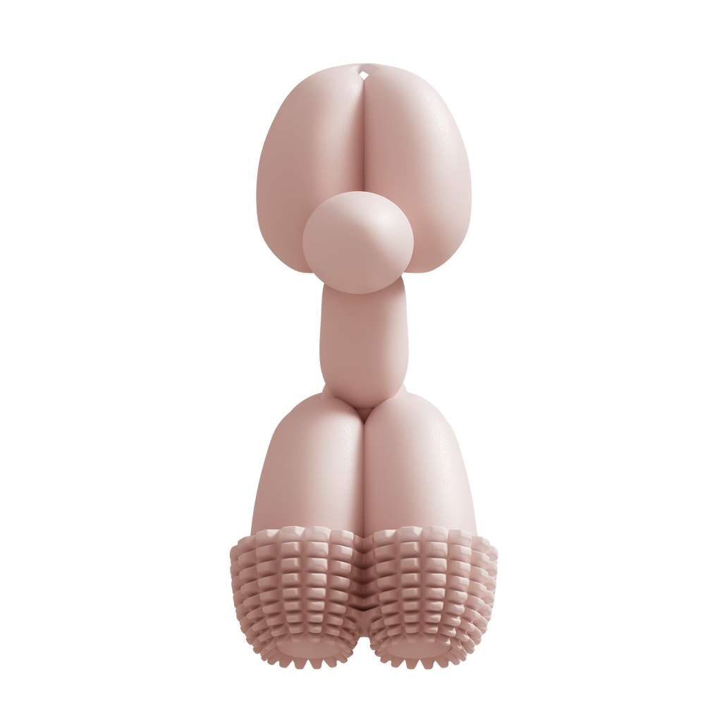 Sanddog - Art Balloon Dog Toy Pink