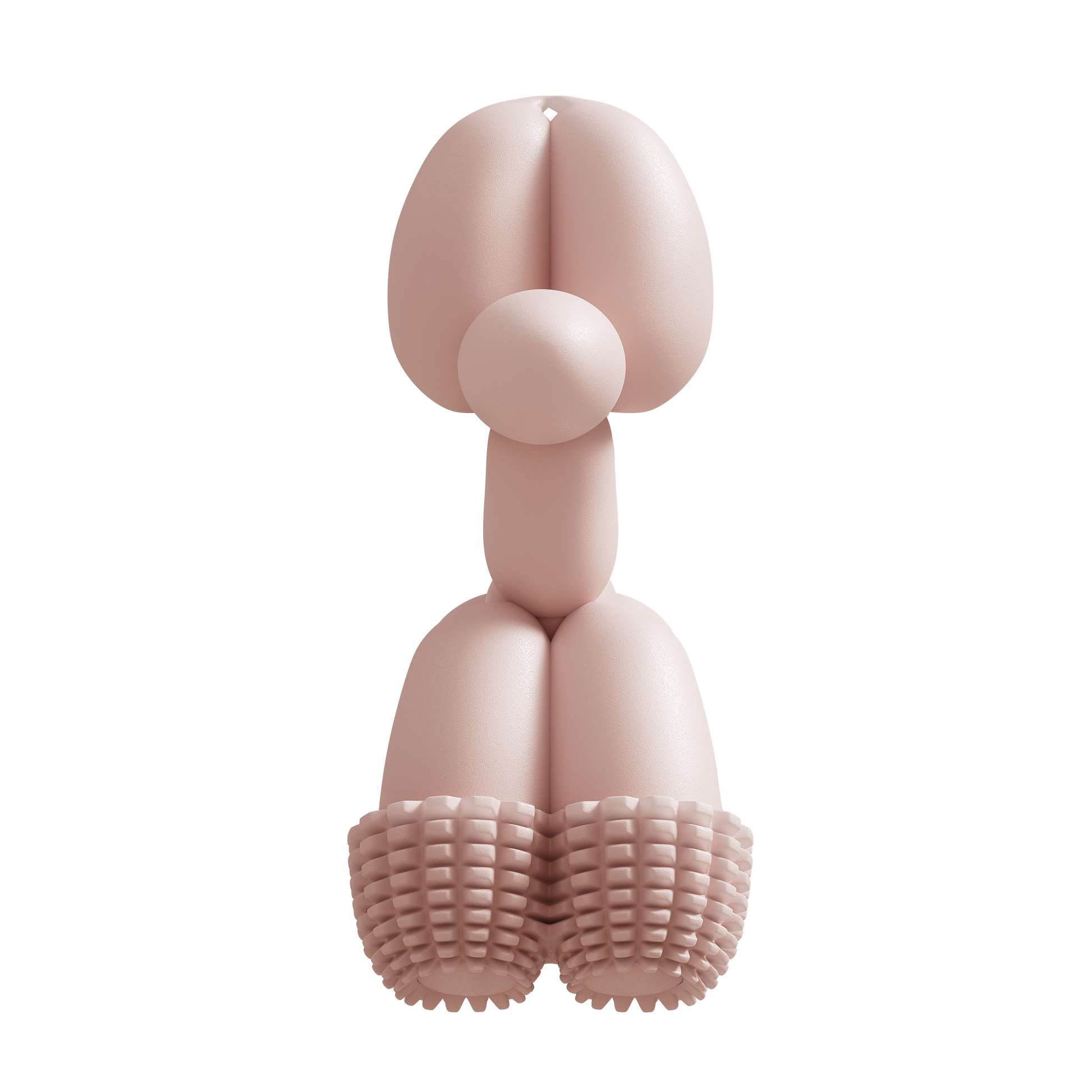 Sanddog - Art Balloon Dog Toy Pink