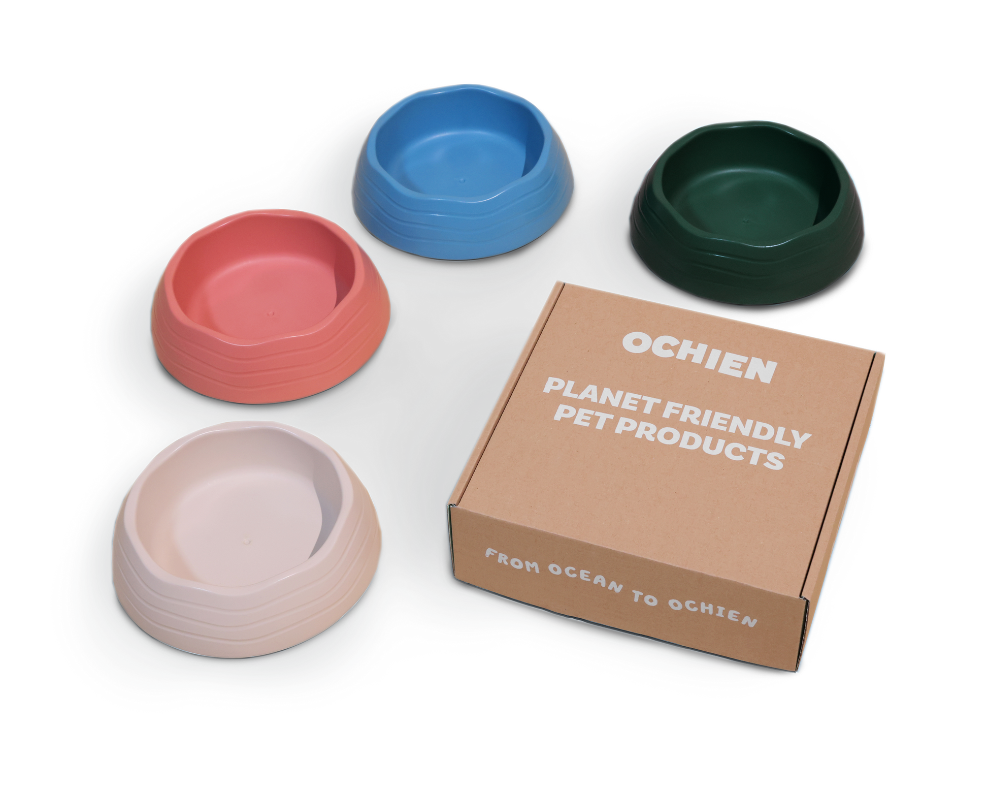 Ochien Recycled Ocean Plastic Dog Bowl
