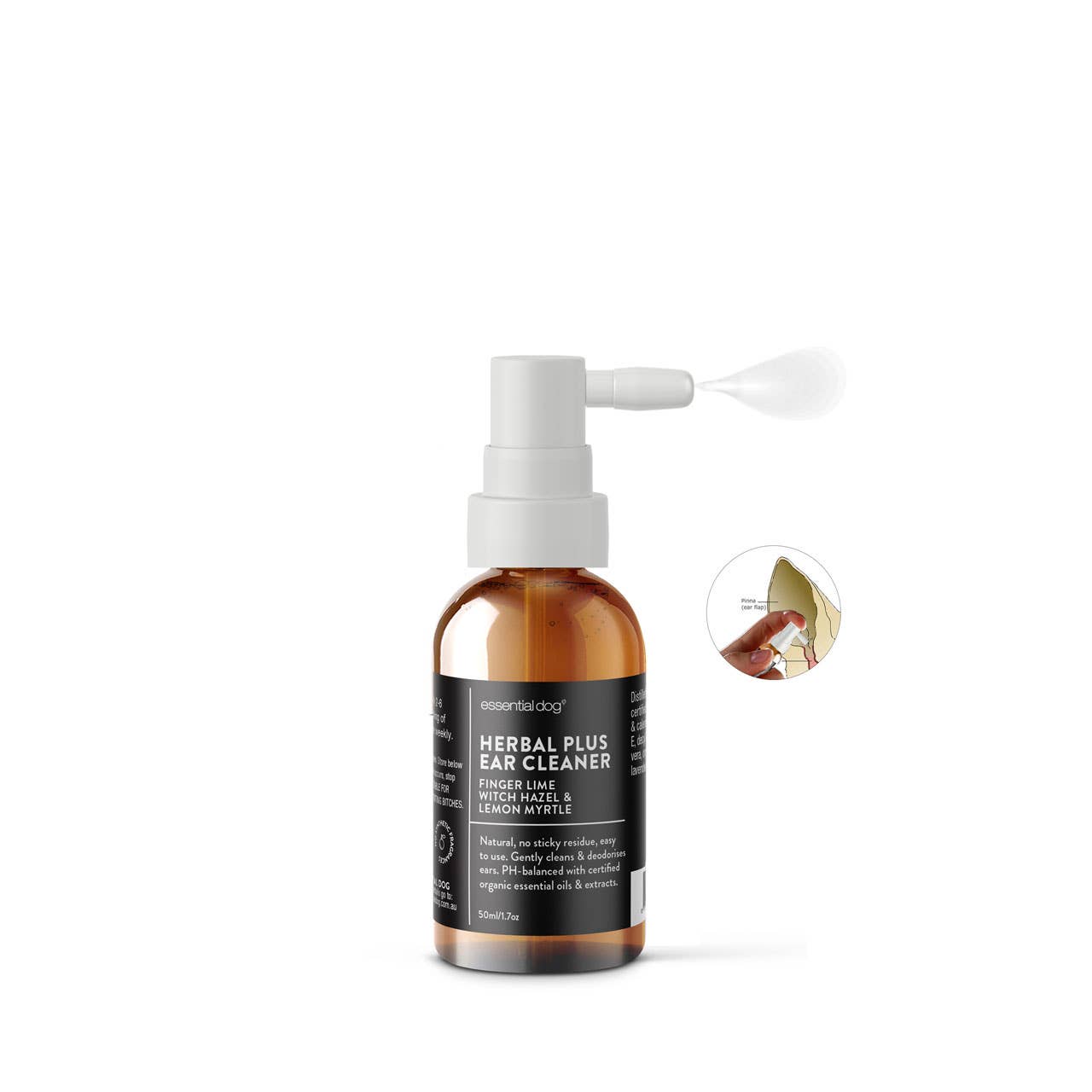 Essential Dog - Herbal Dog Ear Cleaner (Finger Lime & Lemon Myrtle)