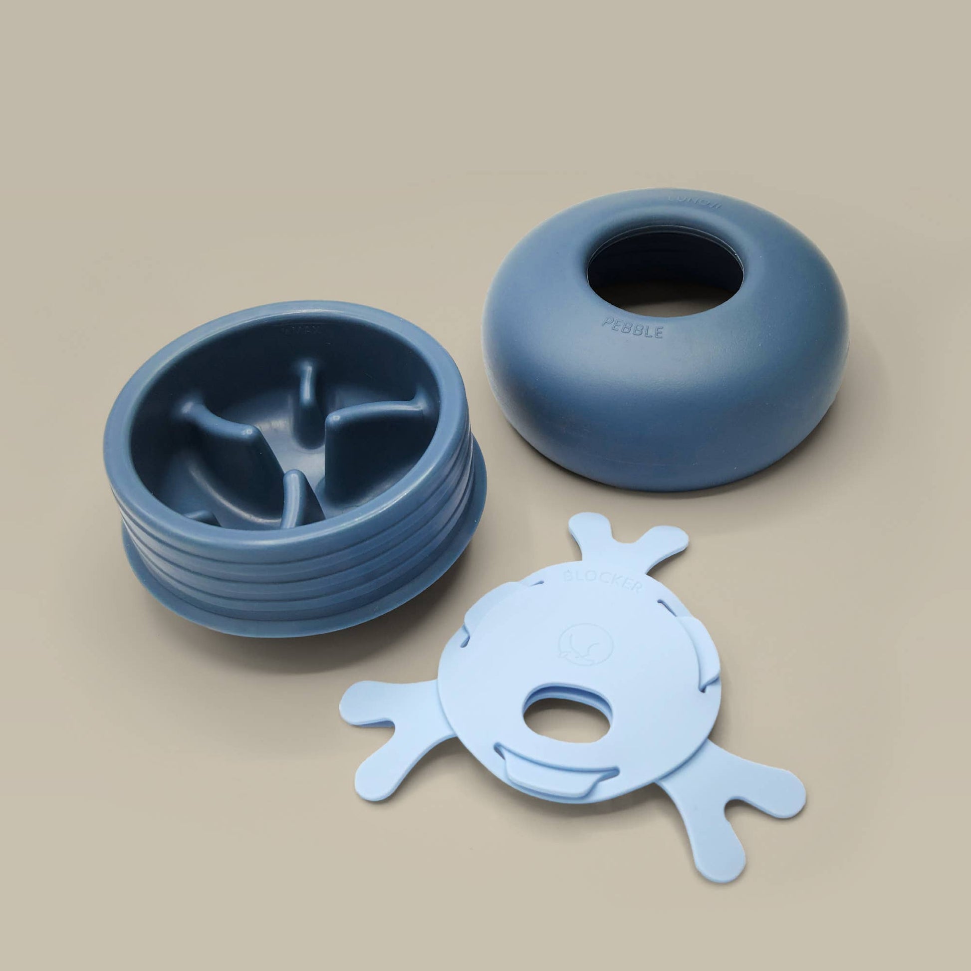 Lunoji - Pebble: All-in-One Dog Toy | Slow Feeder + Treat Dispenser